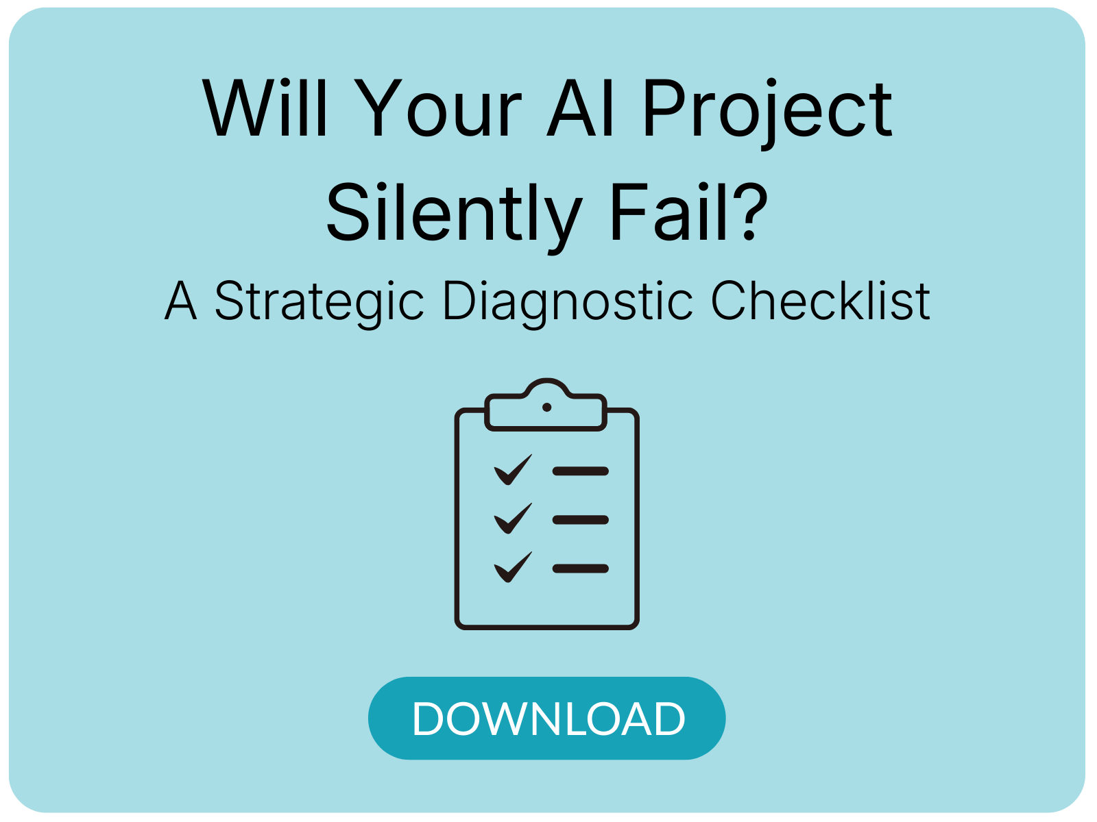 AI Project Checklist
