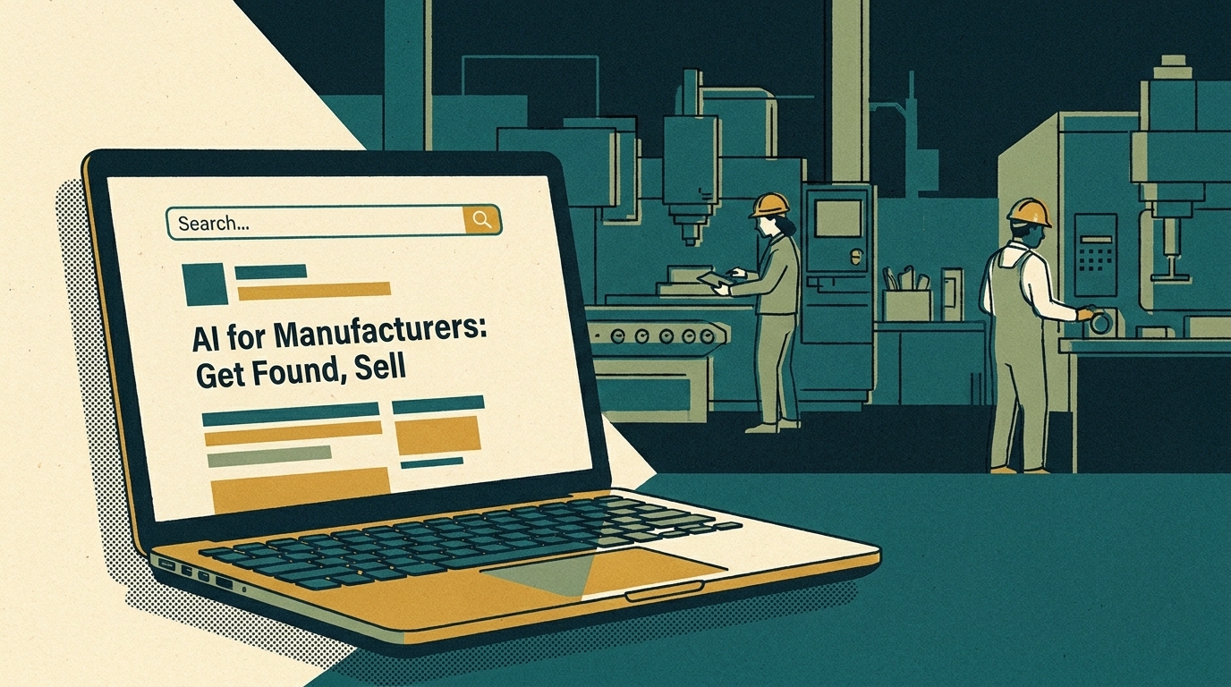 How AI for Manufacturers Helps You Get Found and Sell