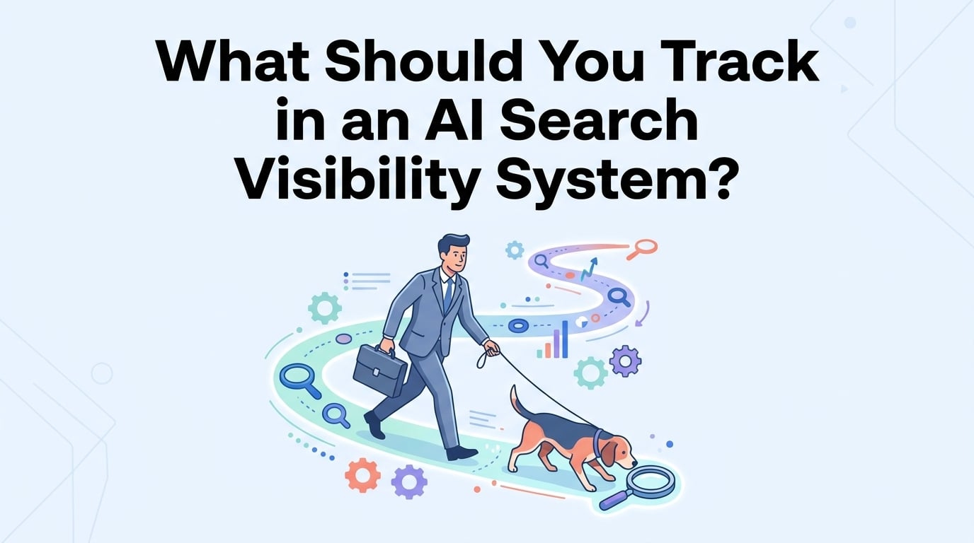 What Should You Track in an AI Search Visibility System?